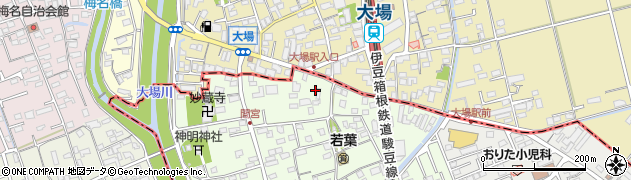 静岡県田方郡函南町間宮54周辺の地図