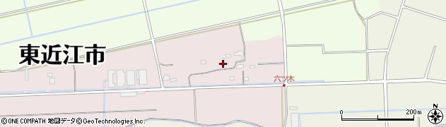 滋賀県東近江市上羽田町39周辺の地図