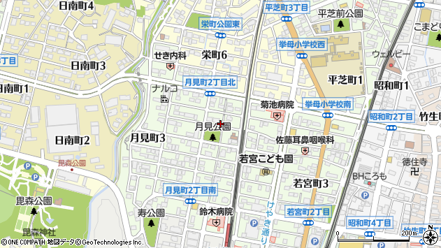 〒471-0033 愛知県豊田市月見町の地図