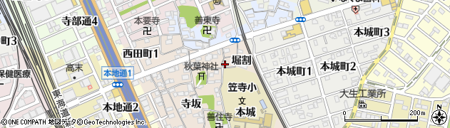 愛知県名古屋市南区本星崎町堀割918周辺の地図
