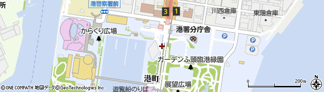 愛知県名古屋市港区港町周辺の地図