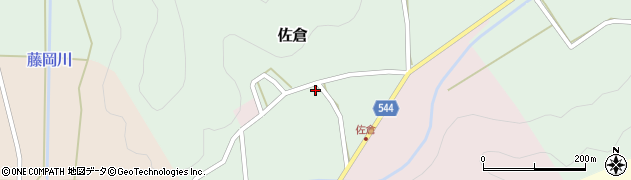 兵庫県丹波篠山市佐倉33周辺の地図