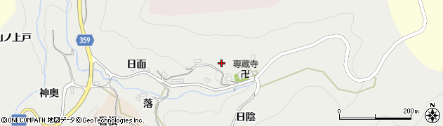 愛知県豊田市栃本町周辺の地図