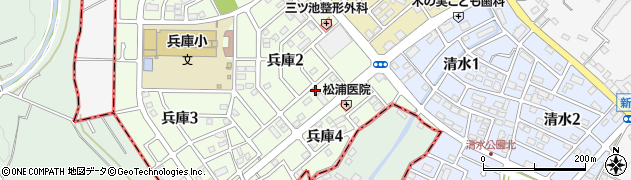 愛知キーステーション東郷周辺の地図