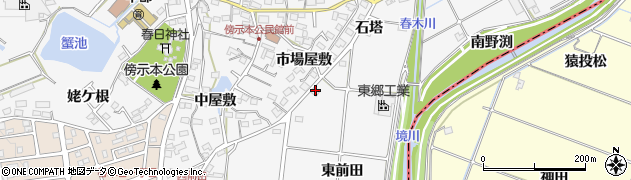 愛知県愛知郡東郷町春木東前田25周辺の地図