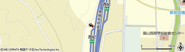 兵庫県丹波篠山市東木之部10周辺の地図