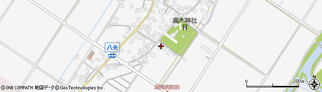 滋賀県野洲市八夫1439周辺の地図