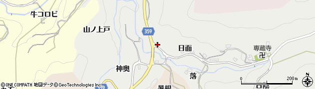 愛知県豊田市栃本町（宮下）周辺の地図