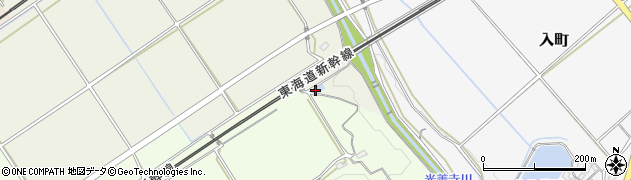 滋賀県野洲市長島27周辺の地図