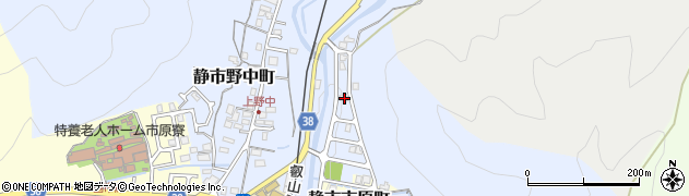 京都府京都市左京区静市野中町246周辺の地図