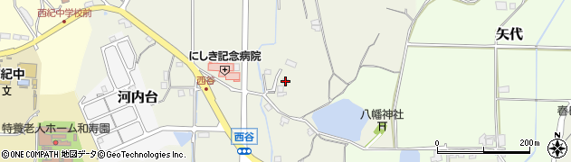 兵庫県丹波篠山市西谷522周辺の地図