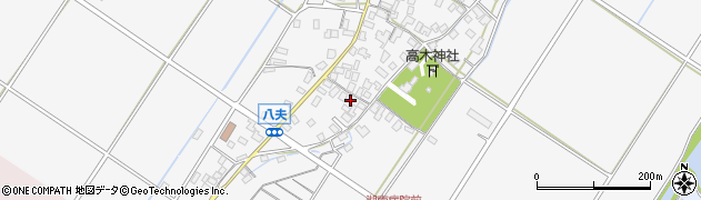 滋賀県野洲市八夫1416周辺の地図