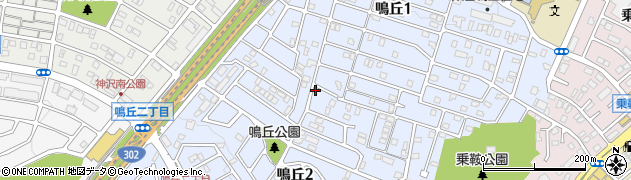 愛知県名古屋市緑区鳴丘周辺の地図