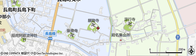 願證寺周辺の地図