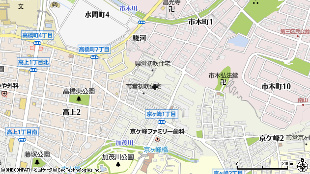 〒471-0005 愛知県豊田市京ケ峰の地図