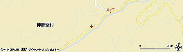 岡山県新見市神郷釜村1340周辺の地図