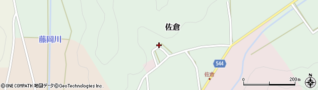 兵庫県丹波篠山市佐倉231周辺の地図