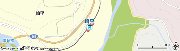 崎平駅周辺の地図