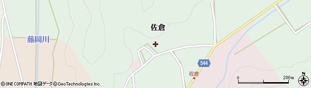 兵庫県丹波篠山市佐倉220周辺の地図