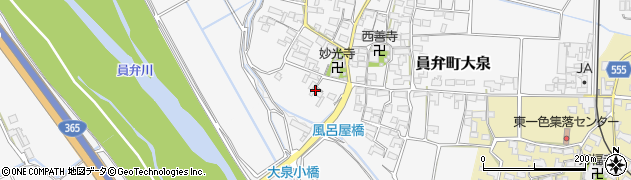 三重県いなべ市員弁町西方354周辺の地図