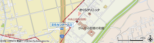 中央公民館(函南)周辺の地図