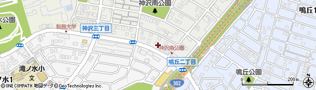 有限会社せみい美容室　神沢店周辺の地図