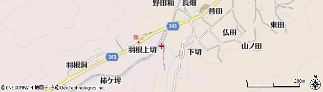 愛知県豊田市幸海町羽根上切19周辺の地図