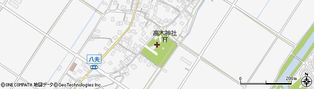 滋賀県野洲市八夫1452周辺の地図