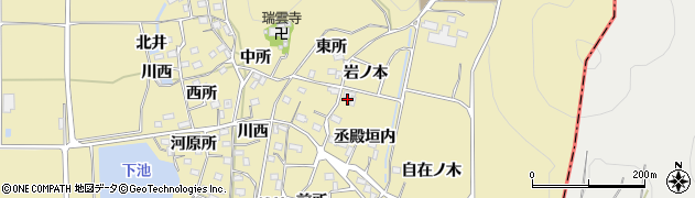 京都府南丹市八木町氷所岩ノ本周辺の地図