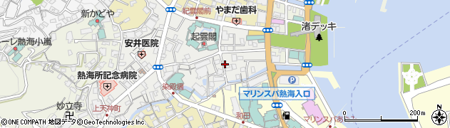 静岡県熱海市昭和町周辺の地図