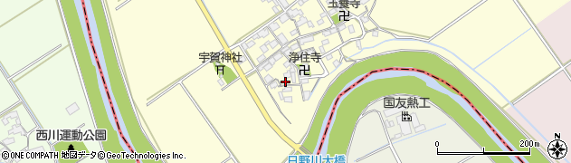 滋賀県近江八幡市東川町569周辺の地図