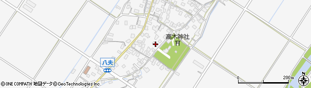 滋賀県野洲市八夫1453周辺の地図