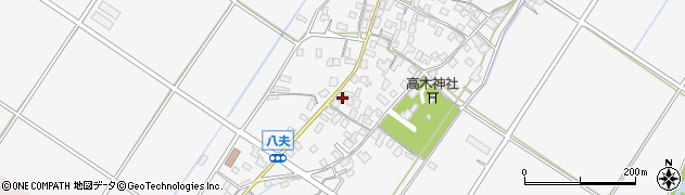 滋賀県野洲市八夫1412周辺の地図