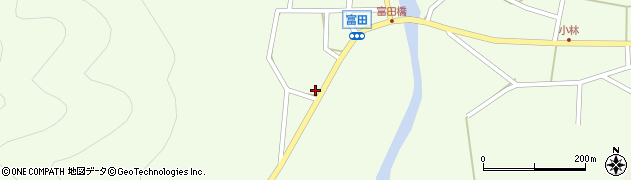 兵庫県丹波市山南町小野尻富田602周辺の地図
