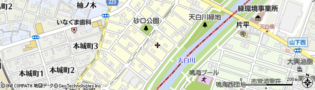 愛知県名古屋市南区砂口町周辺の地図