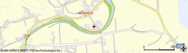 京都府南丹市園部町竹井（流田）周辺の地図