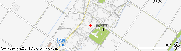 滋賀県野洲市八夫1457周辺の地図
