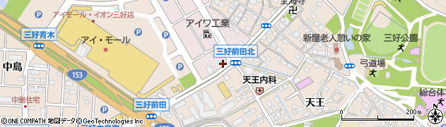 株式会社オカセイ　三好営業所周辺の地図