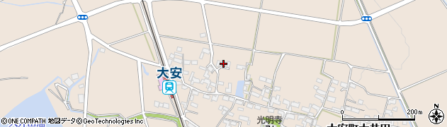 三重県いなべ市大安町大井田662周辺の地図