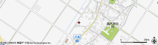 滋賀県野洲市八夫1376周辺の地図