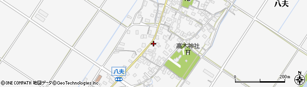 滋賀県野洲市八夫1410周辺の地図