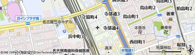 愛知県名古屋市南区立脇町周辺の地図