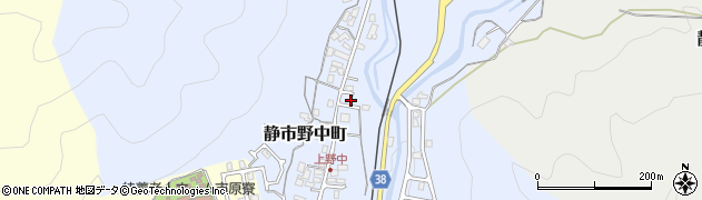 京都府京都市左京区静市野中町34周辺の地図