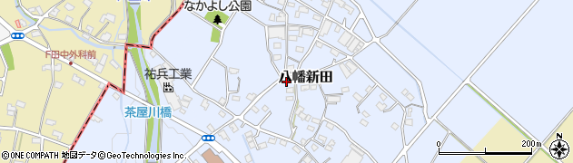 三重県東員町（員弁郡）八幡新田周辺の地図