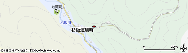 京都府京都市北区杉阪東谷64周辺の地図
