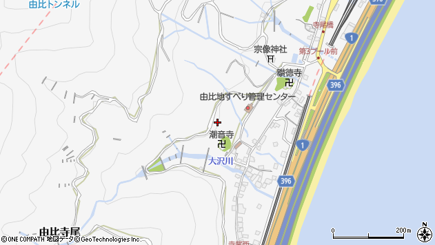 〒421-3112 静岡県静岡市清水区由比寺尾の地図
