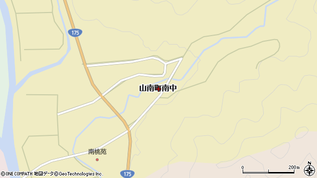 〒669-3146 兵庫県丹波市山南町南中の地図