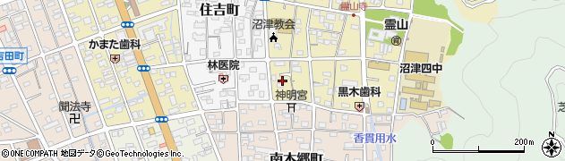 静岡県沼津市本郷町19周辺の地図