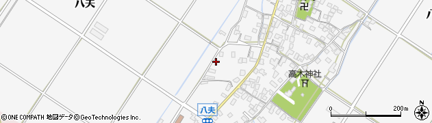 滋賀県野洲市八夫1380周辺の地図