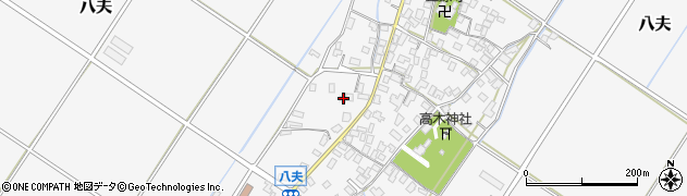 滋賀県野洲市八夫1407周辺の地図